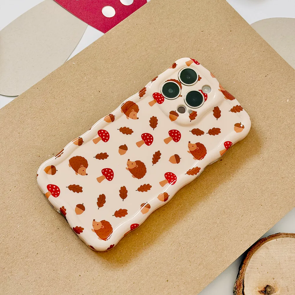 Wavy Phone Case - Forest Friends Premium Finish Compact Fit