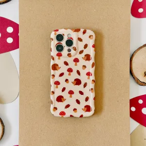 Slim Fit Design Wavy Phone Case - Forest Friends