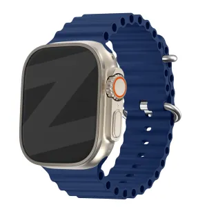 Bandz Apple Watch Ocean Strap (Dark Blue) Stylish Smart Look Trendy Comfort