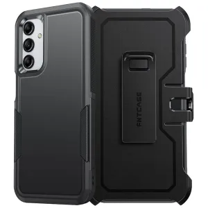 Rugged Design FNTCASE for Galaxy A15 5G Case: Dual Layer Military Grade Drop Protection Phone Cover with Belt-Clip Holster | Rugged Durable Heavy Duty Shockproof Protective Bumper Tough