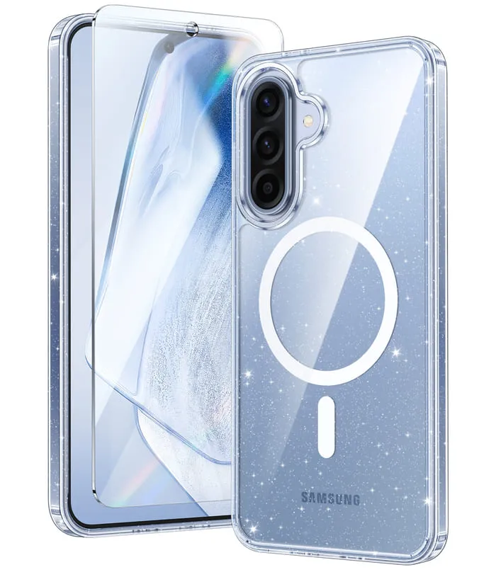 High protection Hard Edge FNTCASE for Galaxy A56 6.7 inch Case: Magnetic Charging Anti Yellowing Shockproof Magsafe Support Phone Case