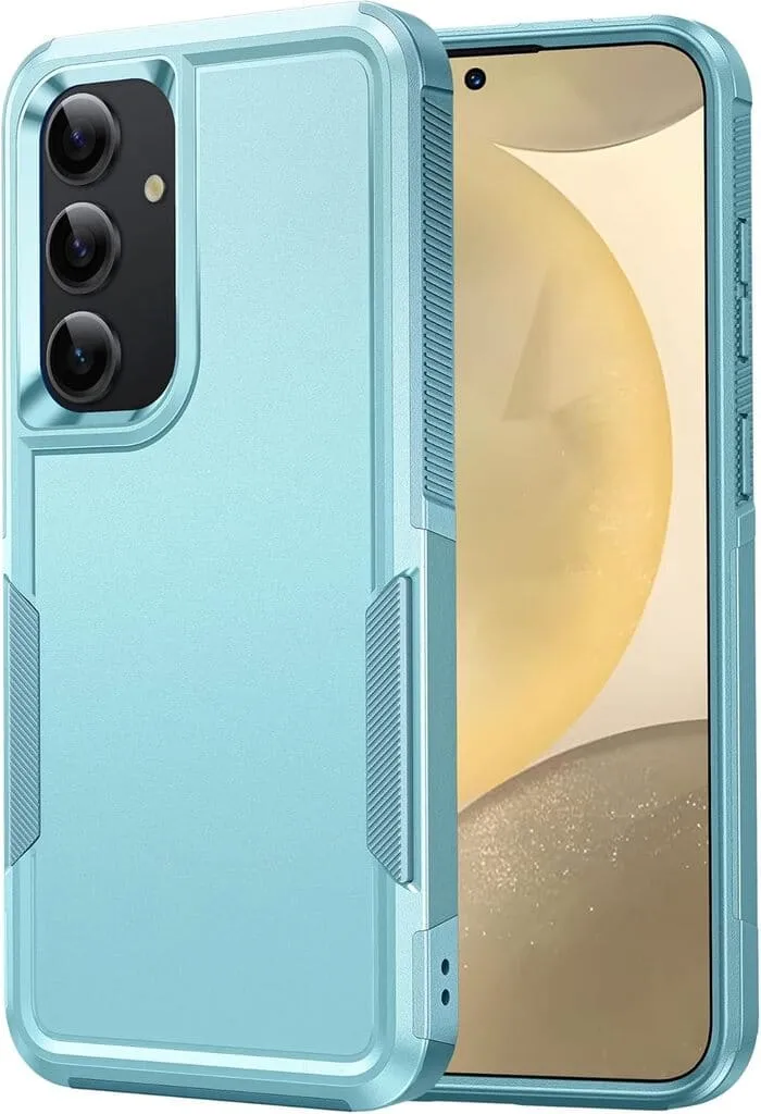 FNTCASE for Galaxy S24 Case: Protective Phone Cover Dual Layer Military Grade Drop Proof Urban Accessory