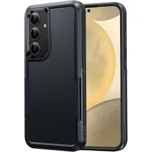 Protective Touch FNTCASE for Galaxy S24 Case: Protective Phone Cover Dual Layer Military Grade Drop Proof