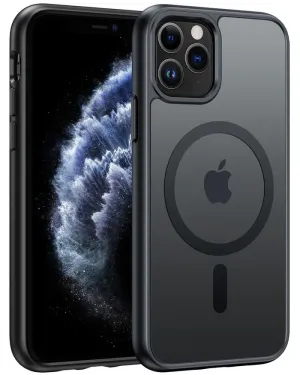 FNTCASE for iPhone 11 Pro Phone Case: Magnetic Charging Shockproof Magsafe Support - Frosted Oil Spray Touch Durable Edge Finish Portable Protection