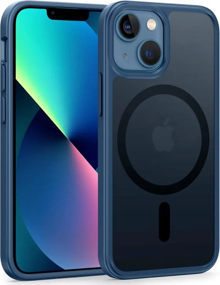 Comfort Texture Finish FNTCASE for iPhone 12 Mini 13 Mini Phone Case: Magnetic Charging Shockproof Magsafe Support - Frosted Oil Spray Touch