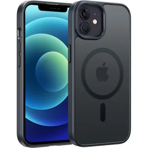 Protective Design Layer FNTCASE for iPhone 12 Mini 13 Mini Phone Case: Magnetic Charging Shockproof Magsafe Support - Frosted Oil Spray Touch