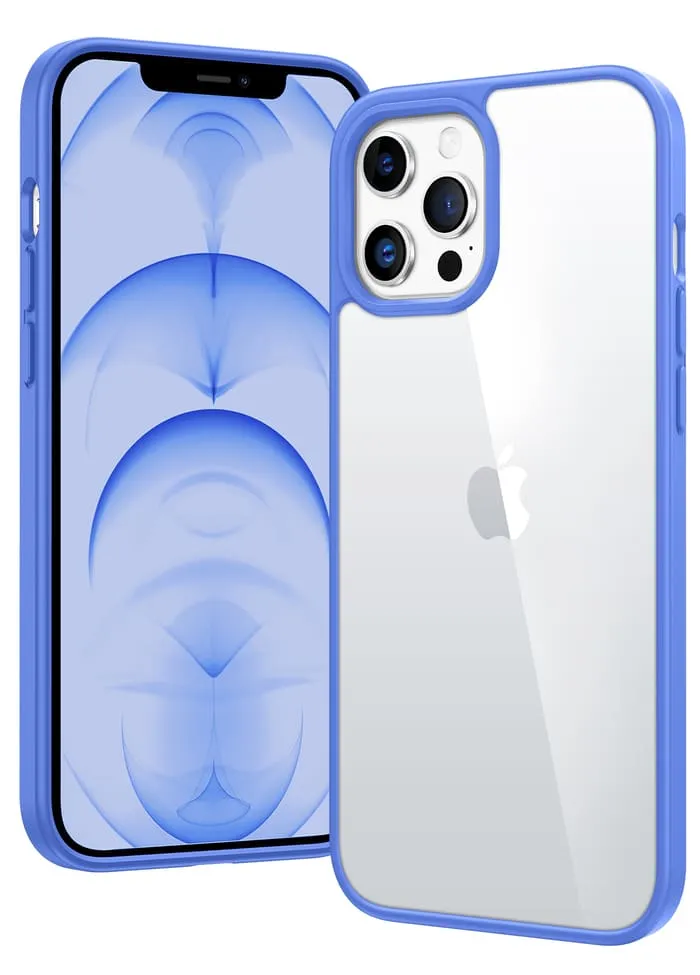 Shock Resistant Build FNTCASE for iPhone 12 Pro Max 6.7 Inch Case: Matte Clear Military Grade Drop Protection Phone Cover