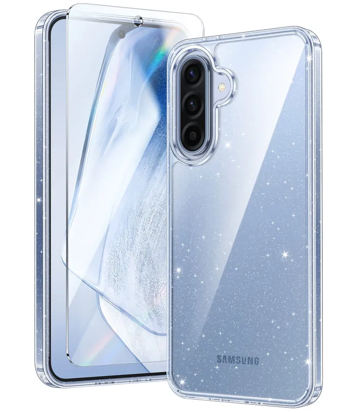 FNTCASE for Samsung Galaxy A56 6.7 inch Clear Case: Wireless Charging Anti Yellowing Shockproof Phone Case Enhanced Comfort Marble finish