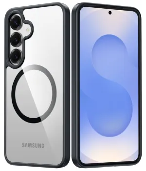 Protective Surface FNTCASE for Samsung Galaxy S25 6.2 Inch Case: Magnetic Charging Shockproof Magsafe Support Phone Case