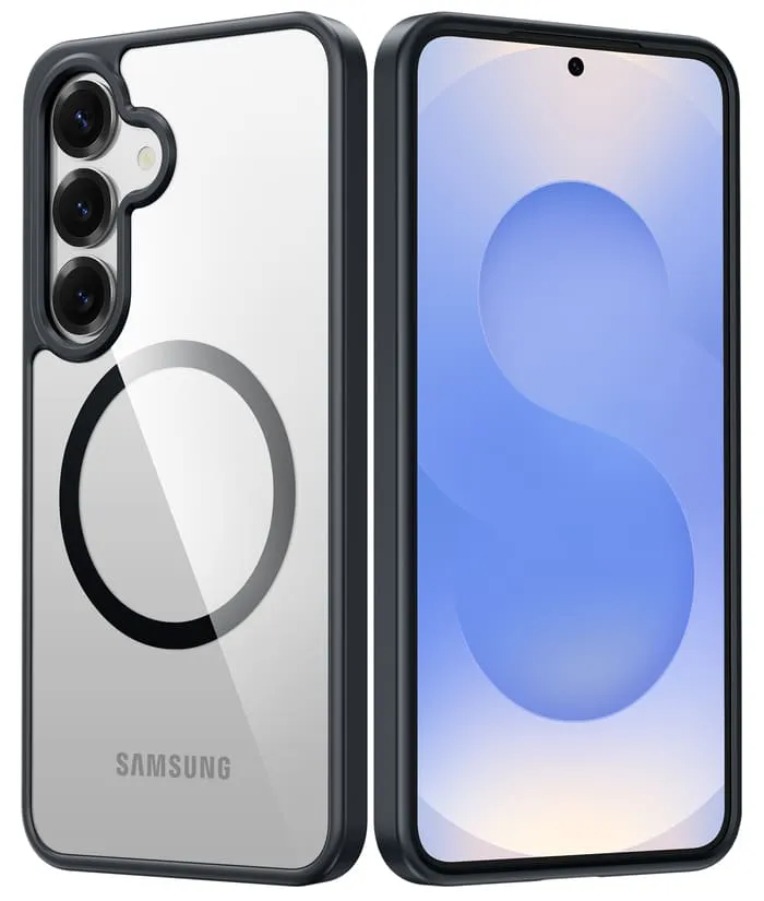 Protective Surface FNTCASE for Samsung Galaxy S25 6.2 Inch Case: Magnetic Charging Shockproof Magsafe Support Phone Case