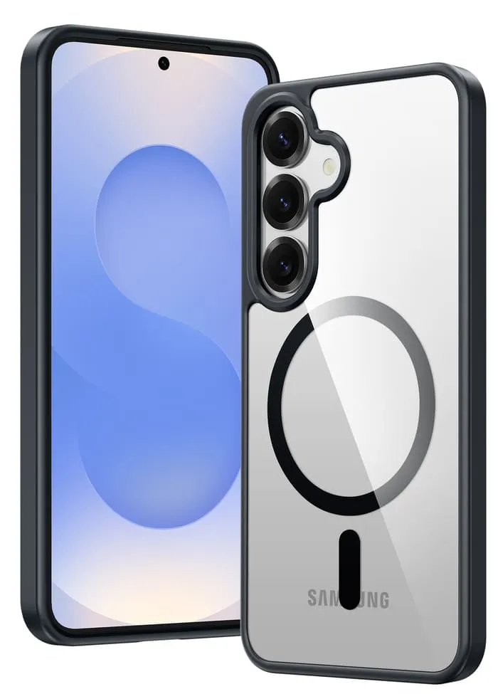 Matte Coating FNTCASE for Samsung Galaxy S25 6.2 Inch Case: Magnetic Charging Shockproof Magsafe Support Phone Case