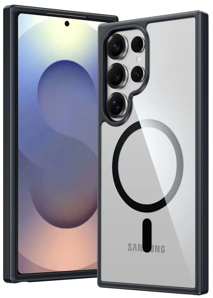 Durable Detail Protective Detailing Edge FNTCASE for Samsung Galaxy S25 Ultra 6.9 Inch Case: Magnetic Charging Shockproof Magsafe Support Phone Case