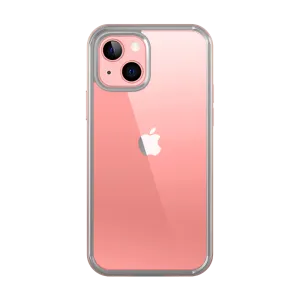 Modern Touch Shock Resistant Build iPhone 13 6.1 inch Unicorn Beetle Edge Clear Bumper Case-Peach