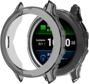Garmin Venu 3s TPU case (transparent-black) Water Sport Ready Scratch Armor Shell