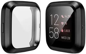 Travel Full Coverage Guard Fitbit Versa 2 TPU Case (Black)