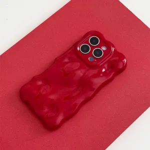 Soft Protection 3D Bubble Phone Case - Cherry