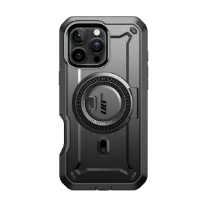 iPhone 16 Pro 6.3 inch Unicorn Beetle PRO MAG Rugged MagSafe Case-Gun Metal Strong Frame