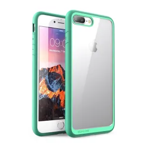 iPhone 8 Plus Unicorn Beetle Style Slim Clear Case-Green Stylish Surface Design Premium Build