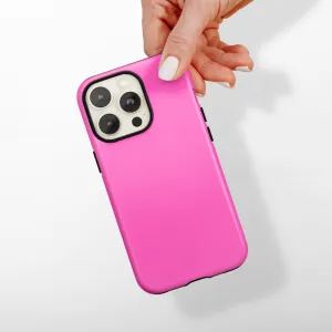 Frosted surface Comfort Shield Texture Tough Phone Case - NAKD Hot Pink