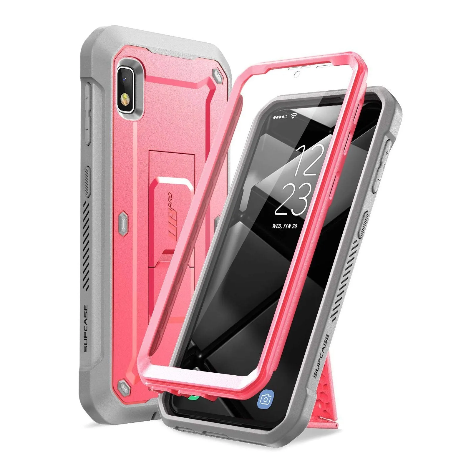Protective Look Recyclable Material Galaxy A10e Unicorn Beetle Pro Rugged Holster Case-Pink