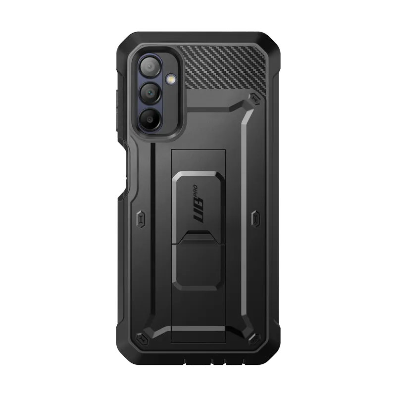Galaxy A15 Unicorn Beetle Pro Rugged Holster Case-Black Elegant Surface