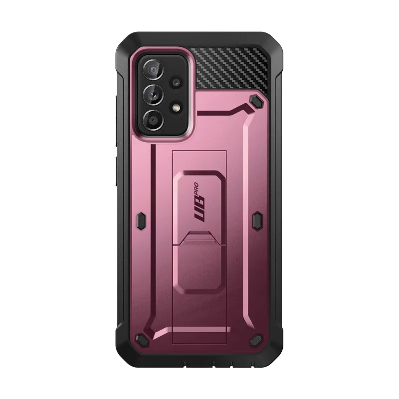 Galaxy A53 Unicorn Beetle PRO Rugged Holster Case-Burgundy Creative Style Frosted Finish