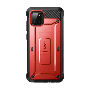 Clear Surface Eco Friendly Galaxy Note10 Lite Unicorn Beetle Pro Rugged Holster Case-Metallic Red