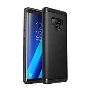 Galaxy Note9 Unicorn Beetle Bumper Case-Black Clear Finish Luxury Edge Texture