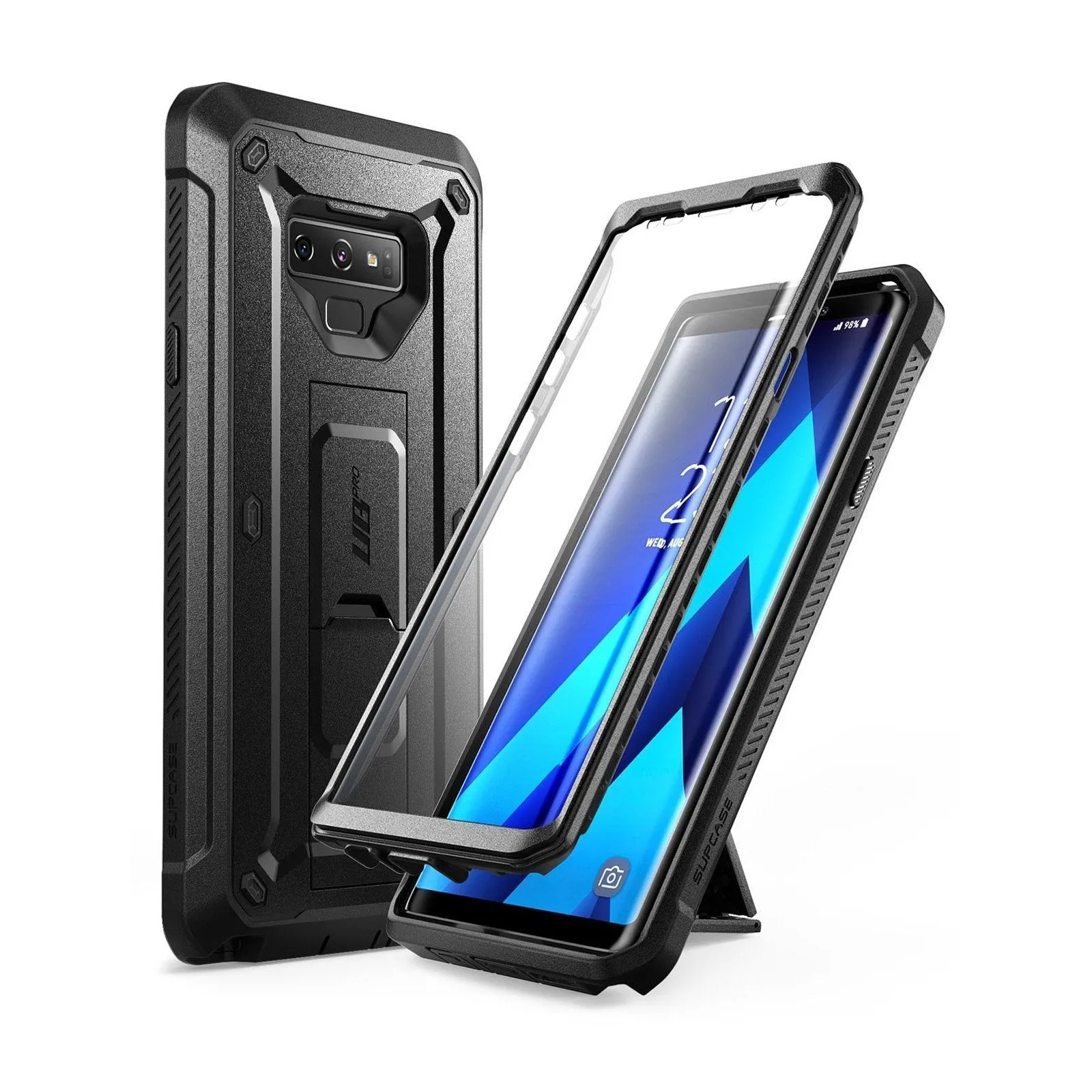 Galaxy Note9 Unicorn Beetle Pro Rugged Holster Case-Black Modern Minimalism Everyday Use