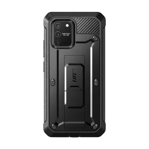 Flexible Protection Galaxy S10 Lite Unicorn Beetle Pro Full Body Rugged Holster Case-Black
