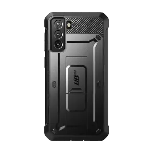 Clear Back Galaxy S21 FE Unicorn Beetle PRO Rugged Case-Black
