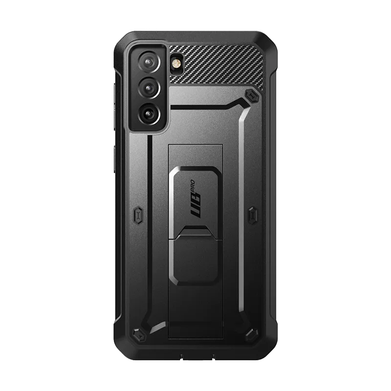 Clear Back Galaxy S21 FE Unicorn Beetle PRO Rugged Case-Black