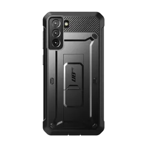 Galaxy S21 Unicorn Beetle Pro Rugged Case-Black Polished Texture Design