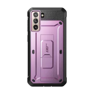 Galaxy S21 Unicorn Beetle Pro Rugged Case-Metallic Purple Soft Build Texture Durable Material