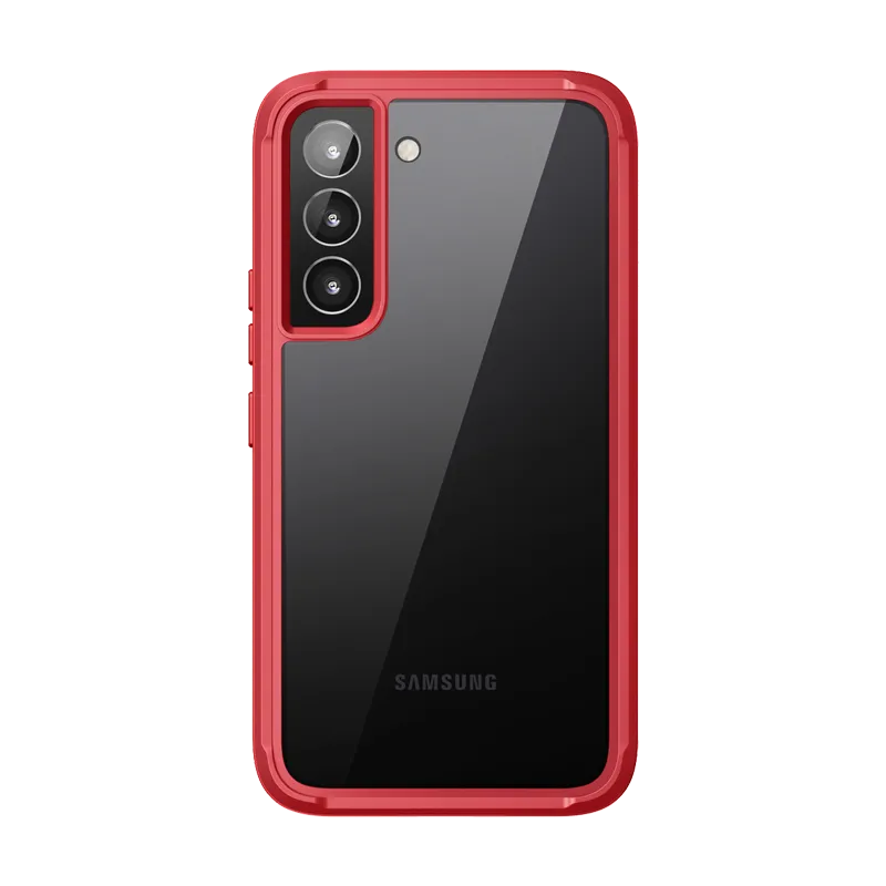 Stylish Cover Galaxy S22 Plus Unicorn Beetle EDGE XT Bumper Case-Metallic Red