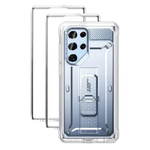 Galaxy S22 Ultra Unicorn Beetle PRO Screen Protector Case-Ice Rugged Feel Matte Shield