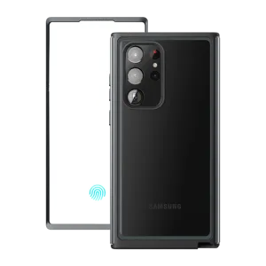 Galaxy S23 Ultra Unicorn Beetle EDGE XT Bumper Case With Screen Protector-Black Refined Craftsmanship Soft Surface Design