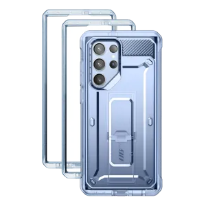 Galaxy S23 Ultra Unicorn Beetle PRO Screen Protector Case-Blue Fog Easy Removal Refined Protection