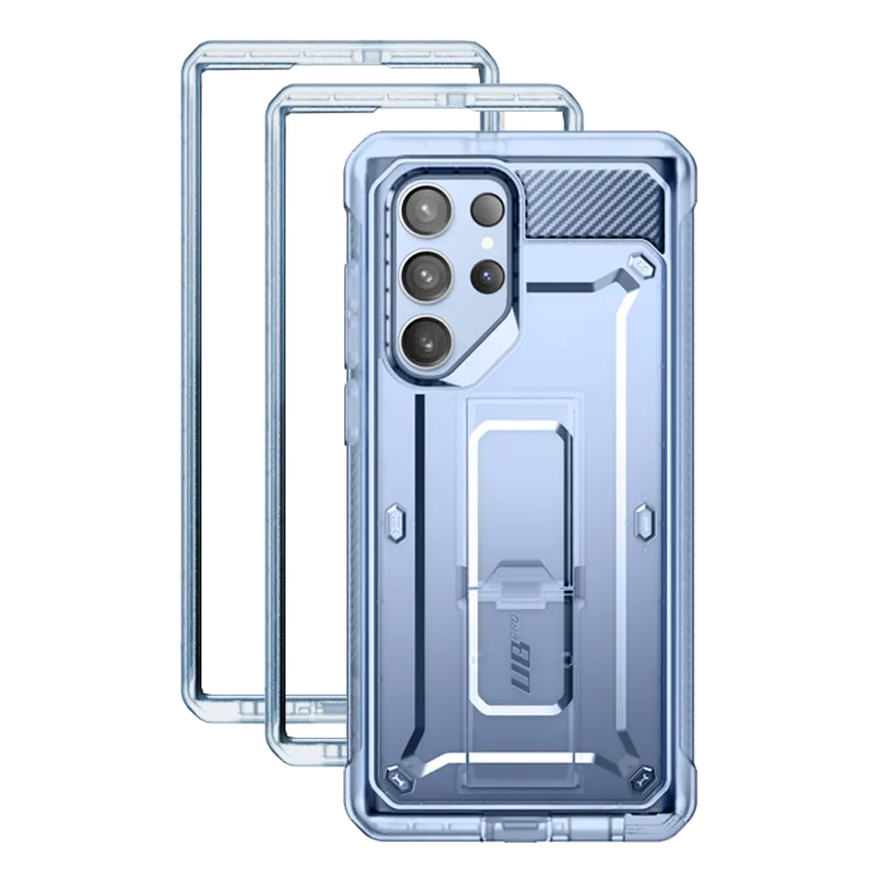 Galaxy S23 Ultra Unicorn Beetle PRO Screen Protector Case-Blue Fog Easy Removal Refined Protection