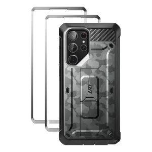 Protective barrier Galaxy S23 Ultra Unicorn Beetle PRO Screen Protector Case-Gray Camo