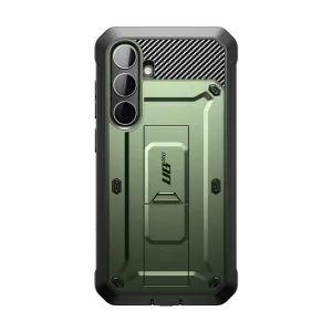 Galaxy S24 Plus Unicorn Beetle PRO Rugged Case-Dark Green Raised Edges Light Form