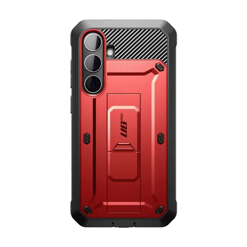 Galaxy S24 Plus Unicorn Beetle PRO Rugged Case-Metallic Red Premium Touch