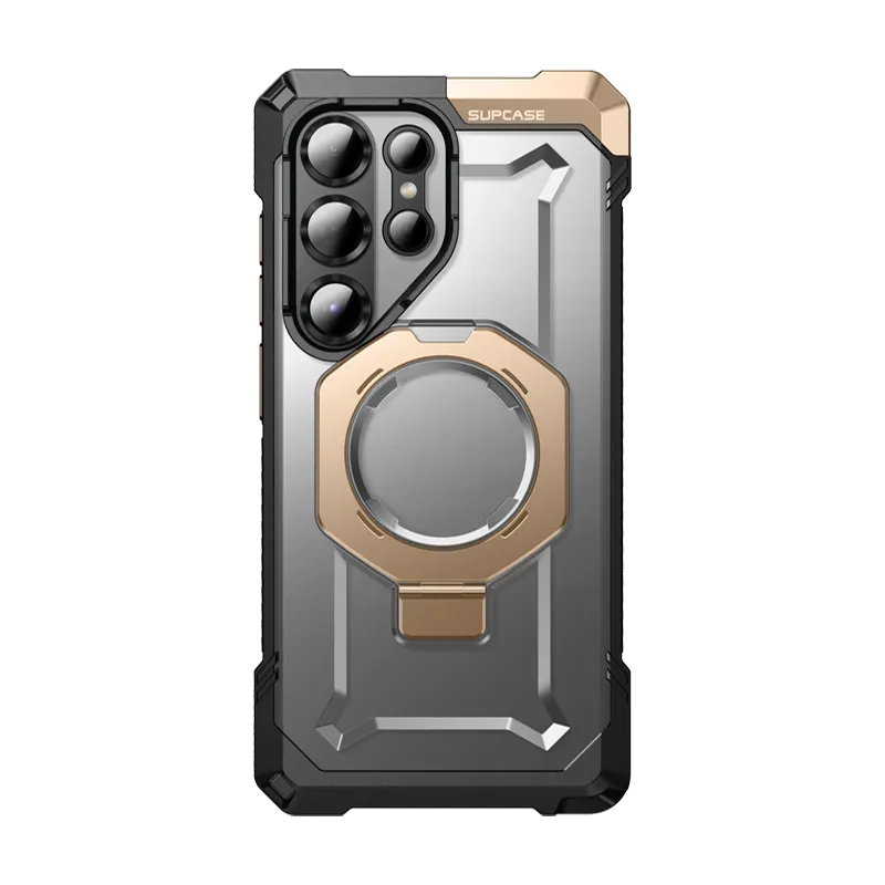 Galaxy S25 Ultra UB Grip MagSafe Phone Case- Gold Grip Texture Hybrid Texture