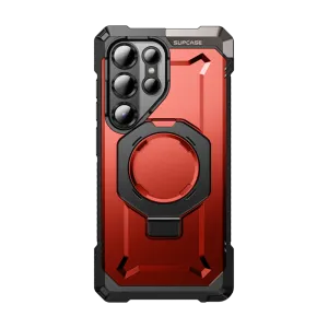 Slim Profiled Galaxy S25 Ultra UB Grip MagSafe Phone Case-Metallic Red