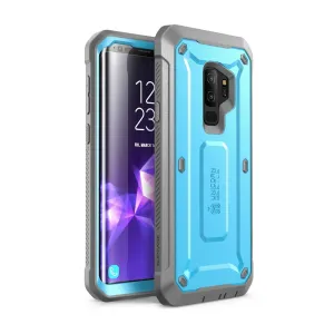 Shock Absorbing Galaxy S9 Plus Unicorn Beetle Pro Full Body Rugged Case-Blue