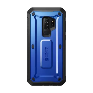 Wear resistant Galaxy S9 Plus Unicorn Beetle Pro Full Body Rugged Case-Dark Blue
