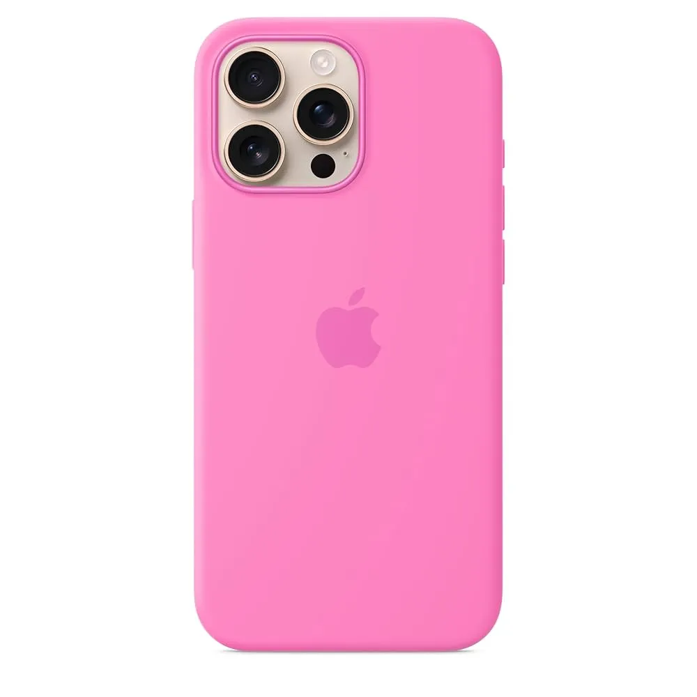 Smooth Lining Minimal Comfort Genuine iPhone 16 Pro Max Silicone Case with MagSafe