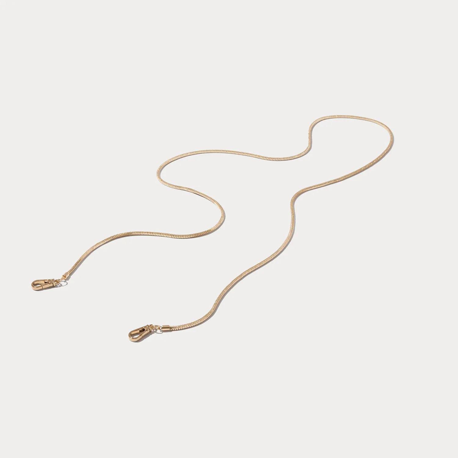 Shock Absorbent Gear Soft Grip Gia Crossbody Strap - Gold/Gold