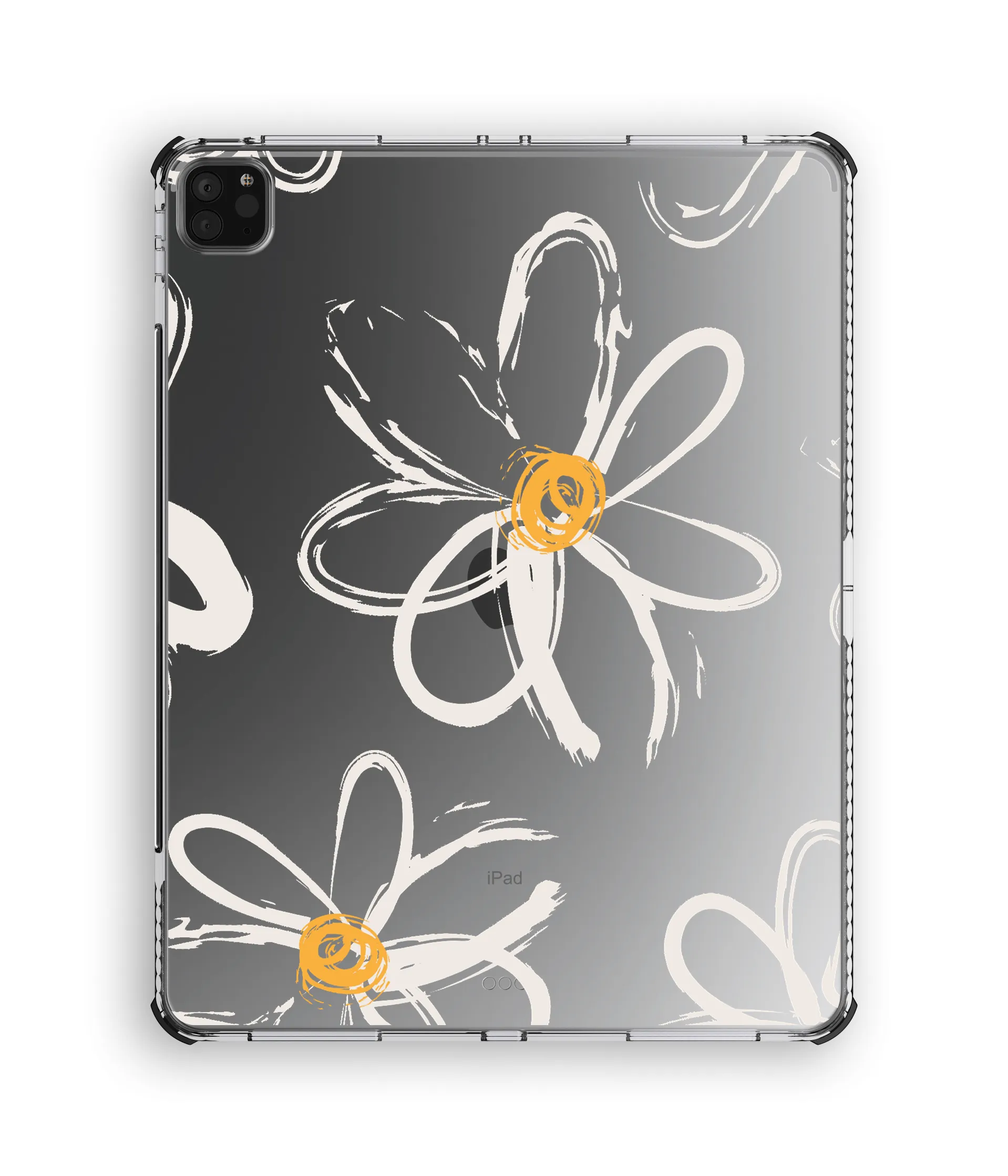 portable tablet holder Give me flowers iPad Clear Case
