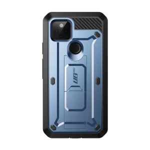 Google Pixel 5 (2020) Unicorn Beetle PRO Rugged Holster Case-Metallic Blue Lightweight Frame